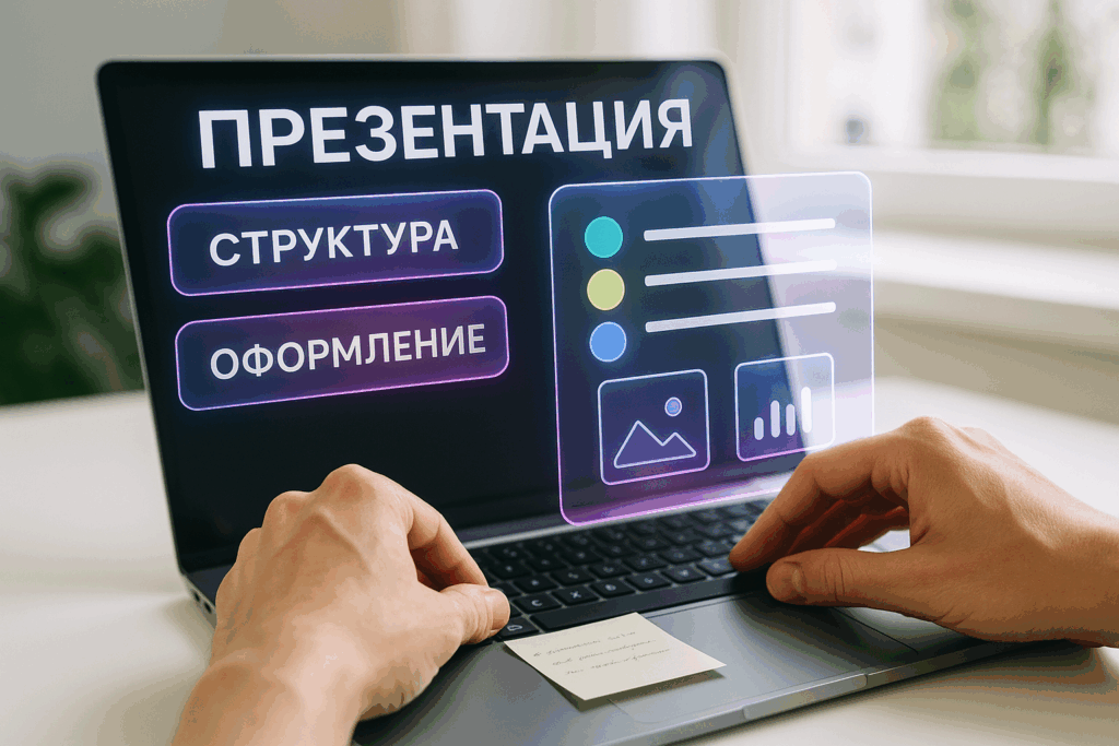 Как сделать презентацию для курсовой работы: структура и оформление