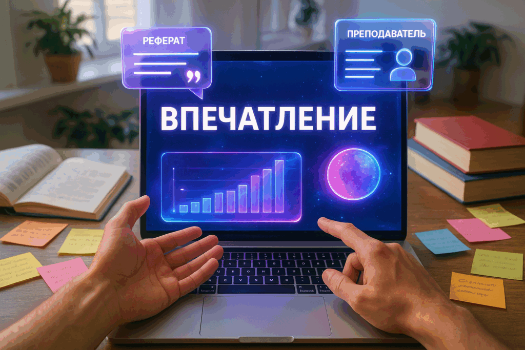 Презентация реферата: как произвести впечатление на преподавателя