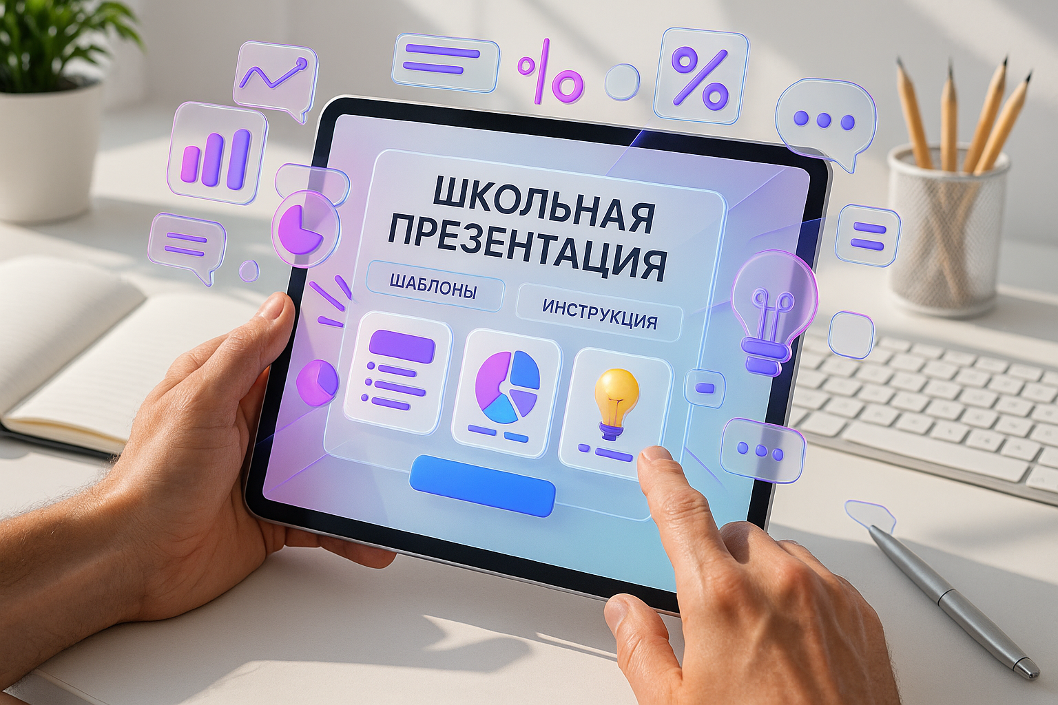 Школьная презентация проекта: инструкция с готовыми шаблонами
