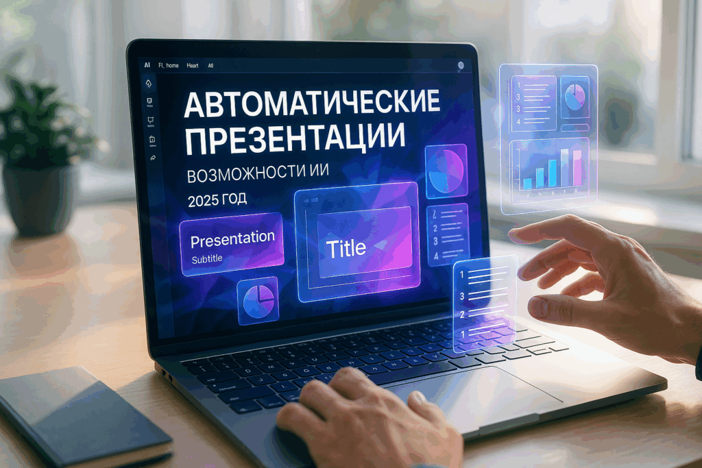 Автоматическое создание презентации: возможности ИИ в 2025 году