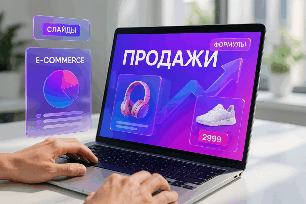 Готовые промты для презентаций товаров: 9 формул продающих слайдов