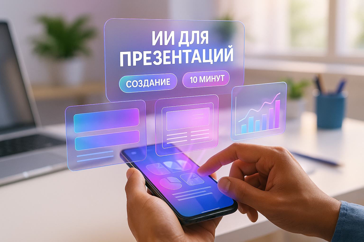 ИИ для презентаций в мобильных приложениях: создание на смартфоне за 10 минут