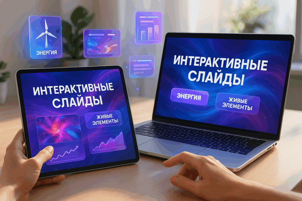 Интерактивная презентация: как сделать слайды живыми