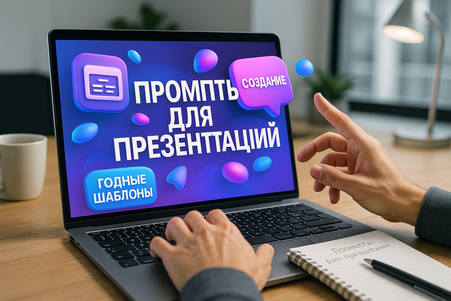 Как писать промты для презентаций: 15 готовых шаблонов запросов