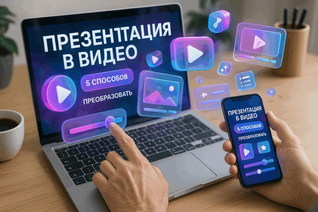 Как превратить презентацию в видео: 5 простых способов