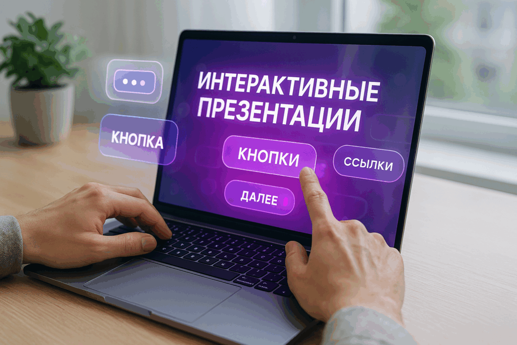 Как сделать презентацию интерактивной: добавление кнопок и ссылок