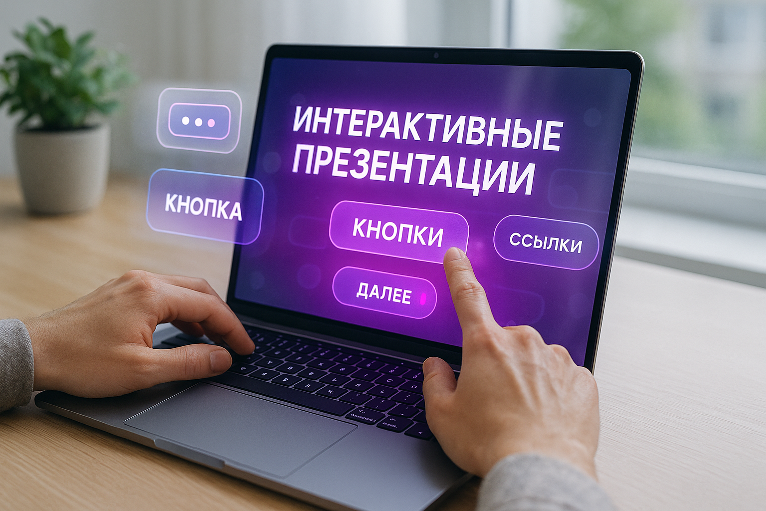 Как сделать презентацию интерактивной: добавление кнопок и ссылок
