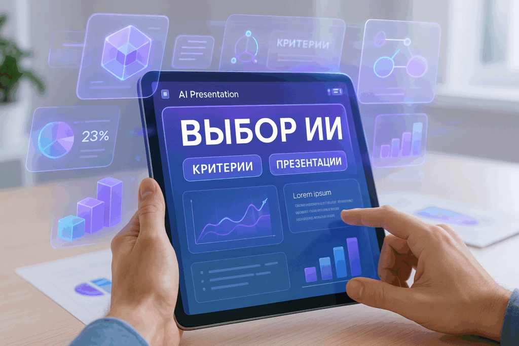 Как выбрать ИИ для создания презентаций: 6 практических критериев