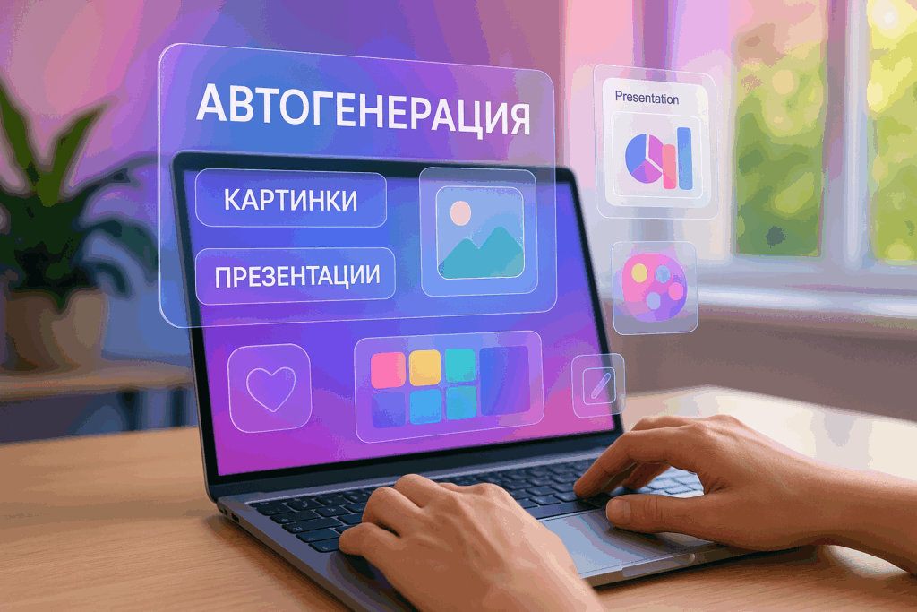 Картинки для презентации от нейросети: автогенерация за 30 секунд
