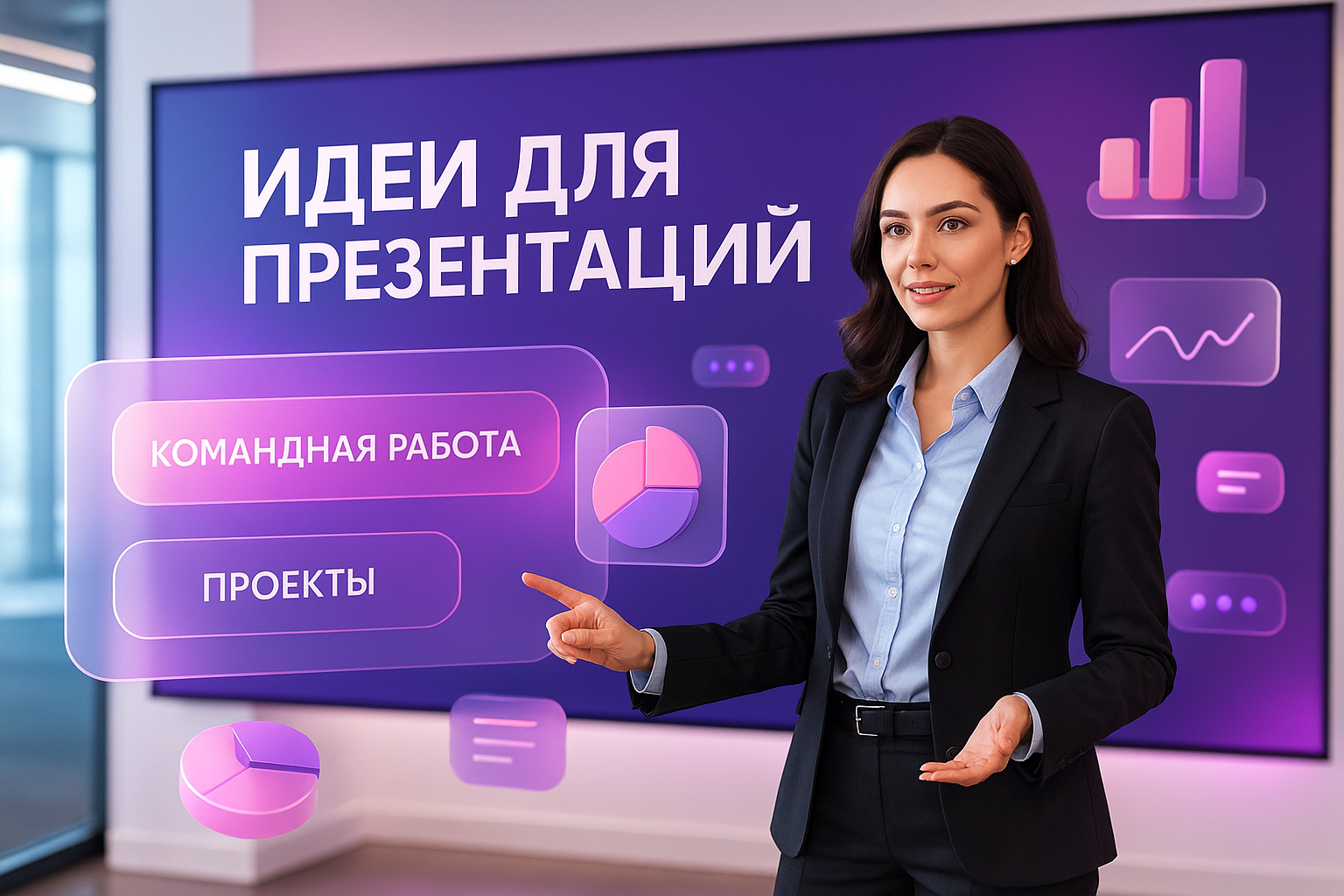 Командная презентация: 20 идей для совместного проекта с коллегами