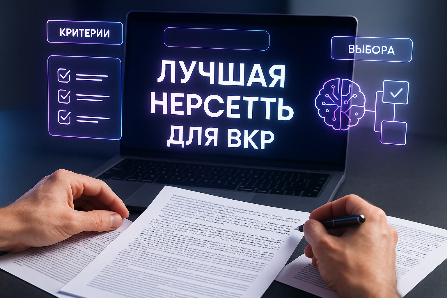 Лучшая нейросеть для дипломной работы: критерии выбора из 7 пунктов