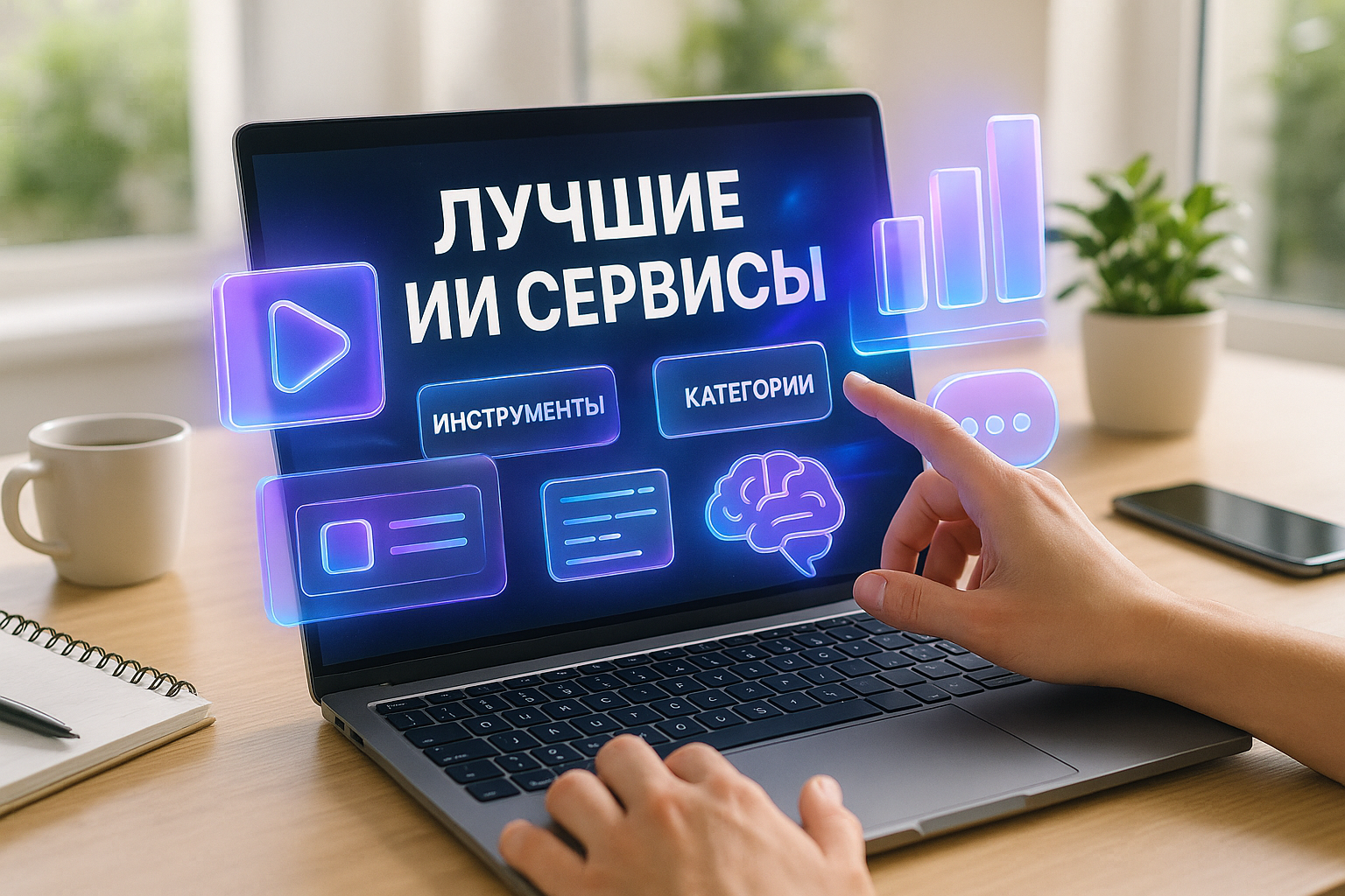 Лучшие сервисы ИИ: 30 инструментов по категориям задач