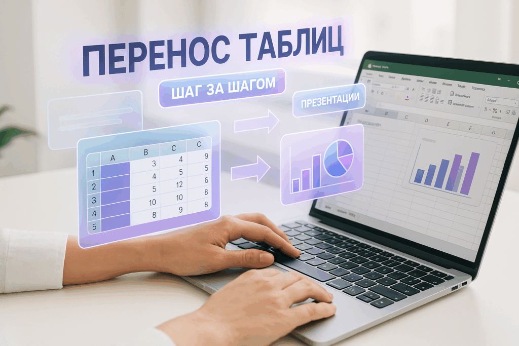 Как перенести таблицу из Excel в презентацию: пошаговая инструкция