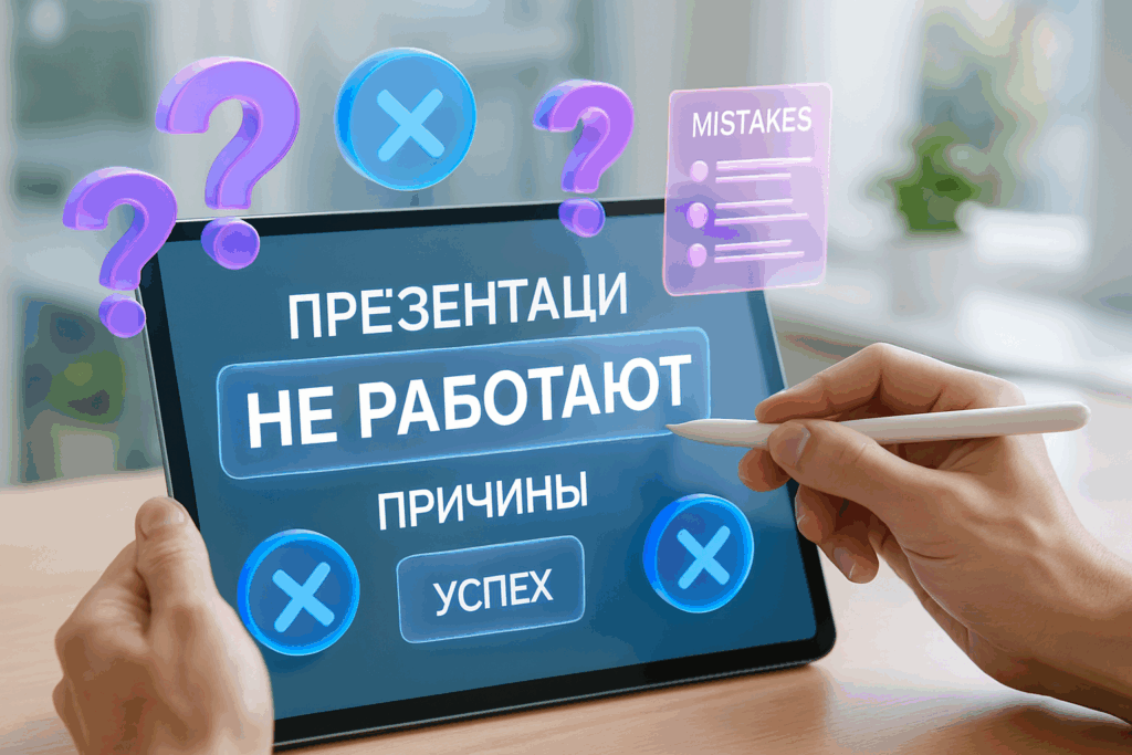 Почему презентации не работают: 10 причин неудачных выступлений