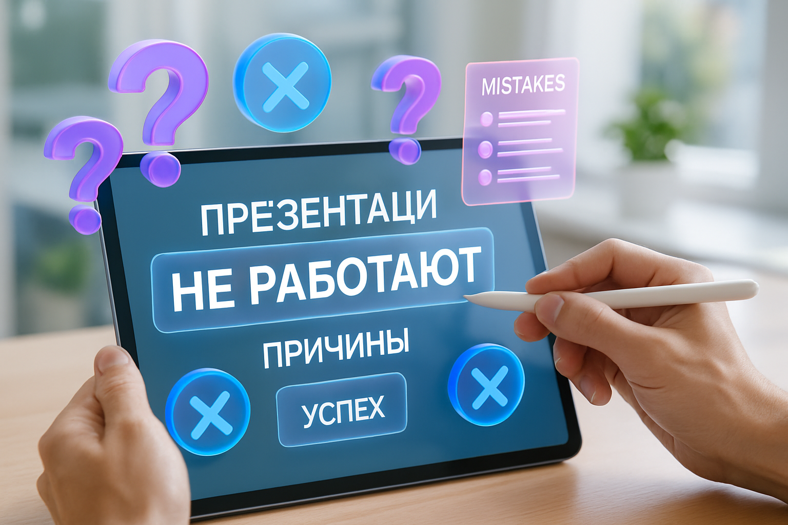 Почему презентации не работают: 10 причин неудачных выступлений
