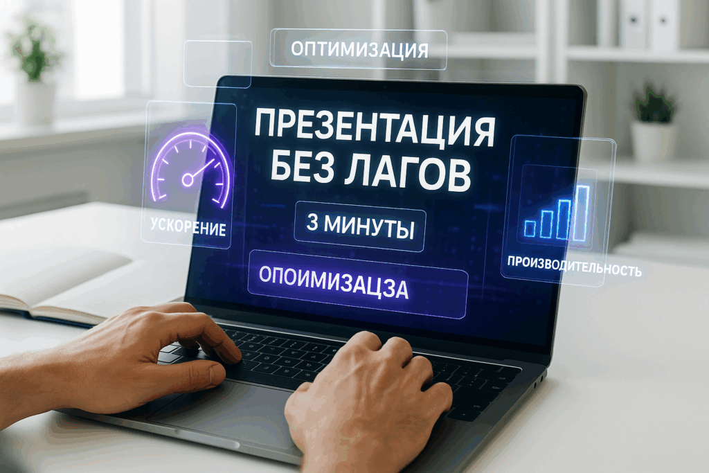 Презентация лагает и тормозит: ускорение работы за 3 минуты