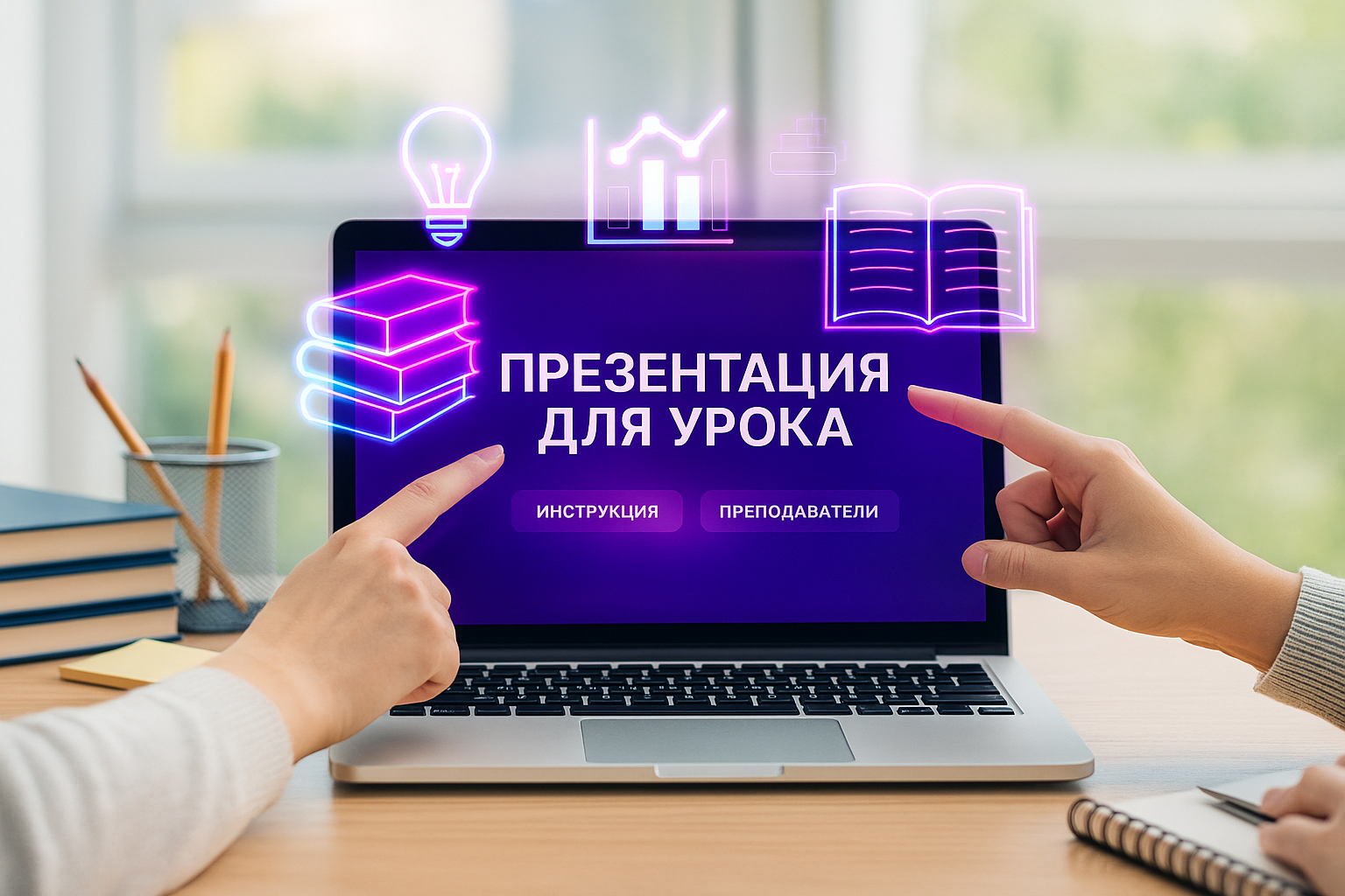Презентация для урока: инструкция для преподавателей