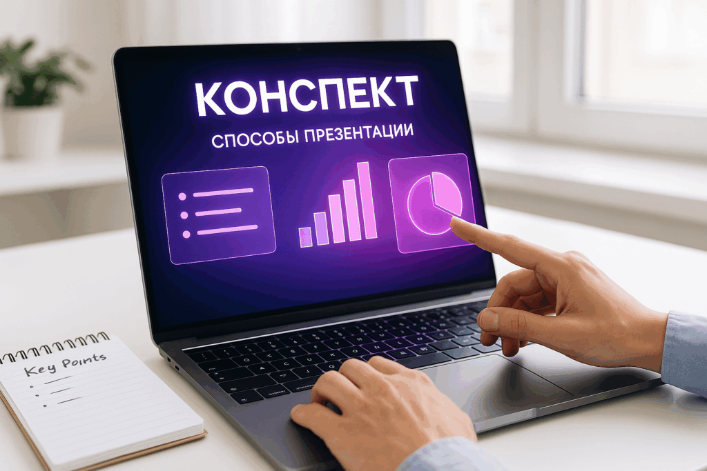 Презентация из конспекта: 4 быстрых способа создания