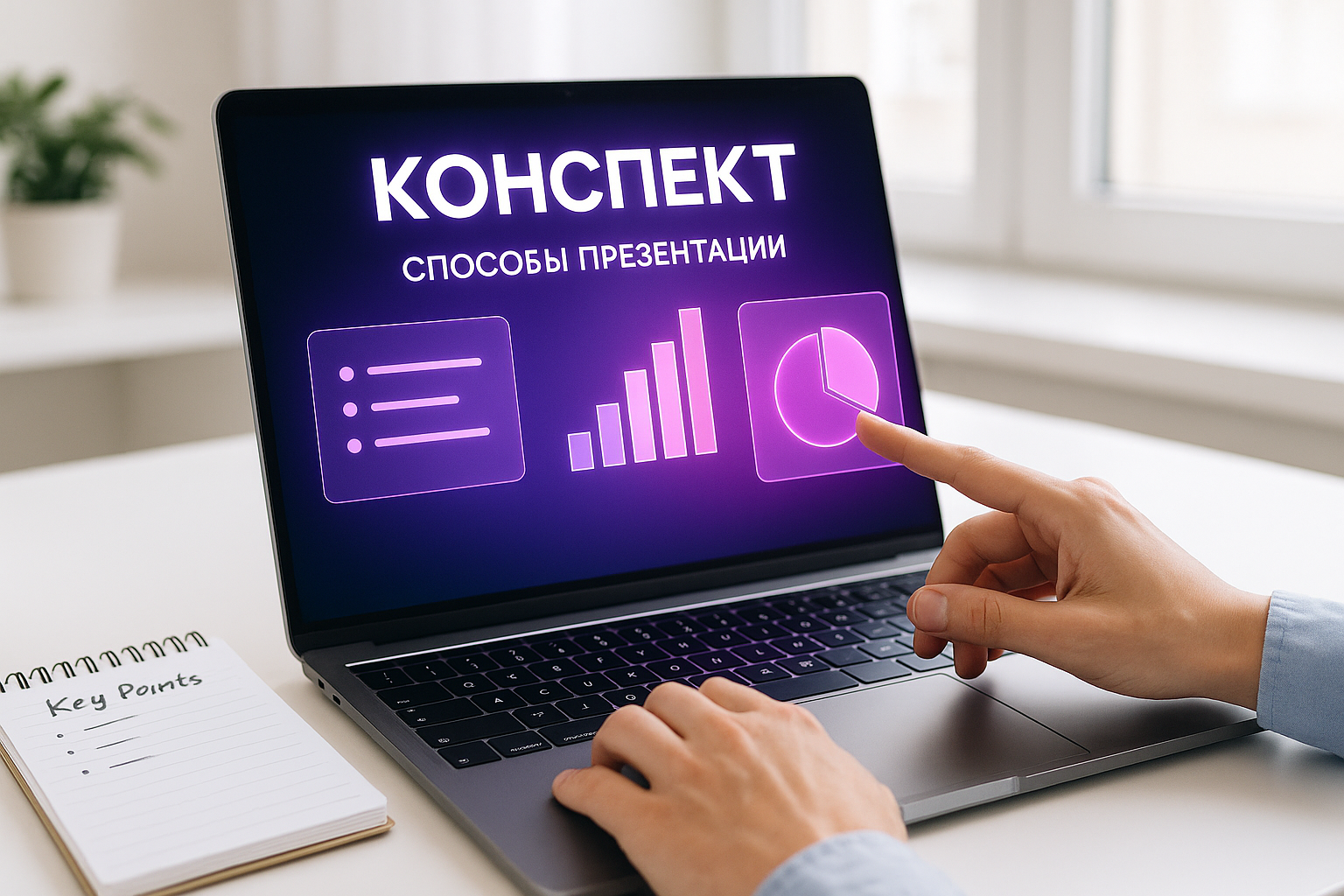 Презентация из конспекта: 4 быстрых способа создания