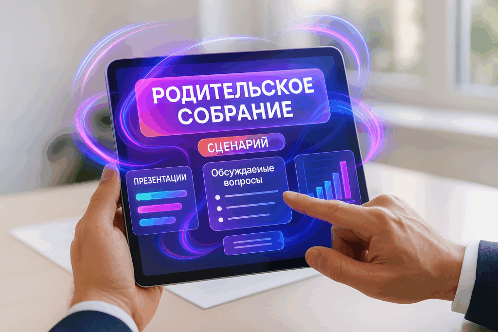 Презентация для первого родительского собрания: готовый сценарий