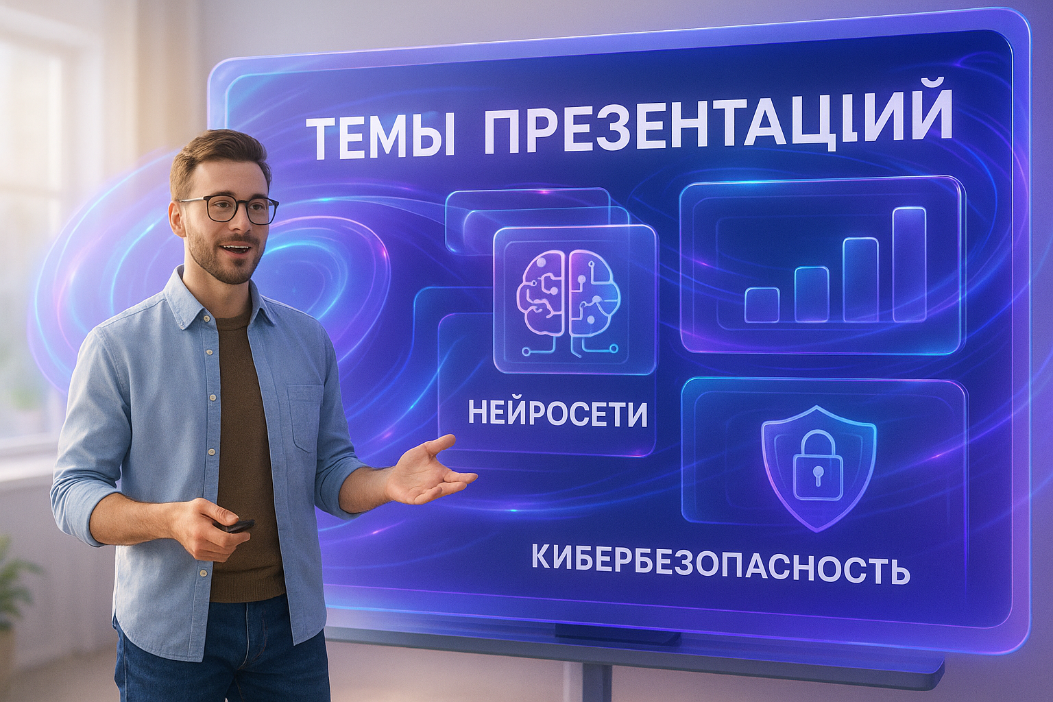 Презентация по информатике: 25 тем от нейросетей и кибербезопасности до истории IT
