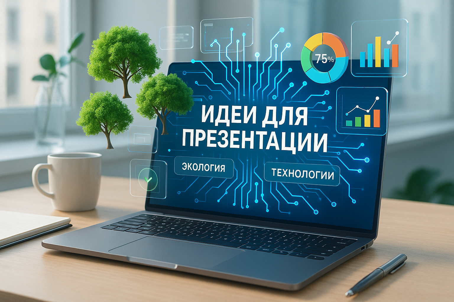 Презентация на свободную тему: 20 готовых идей от экологии до современных технологий