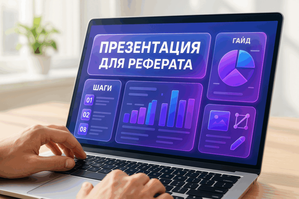 Презентация для реферата: краткий гайд из 4 шагов