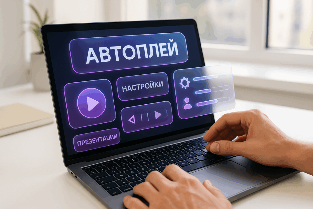 Презентация не воспроизводится автоматически: настройка автоплея