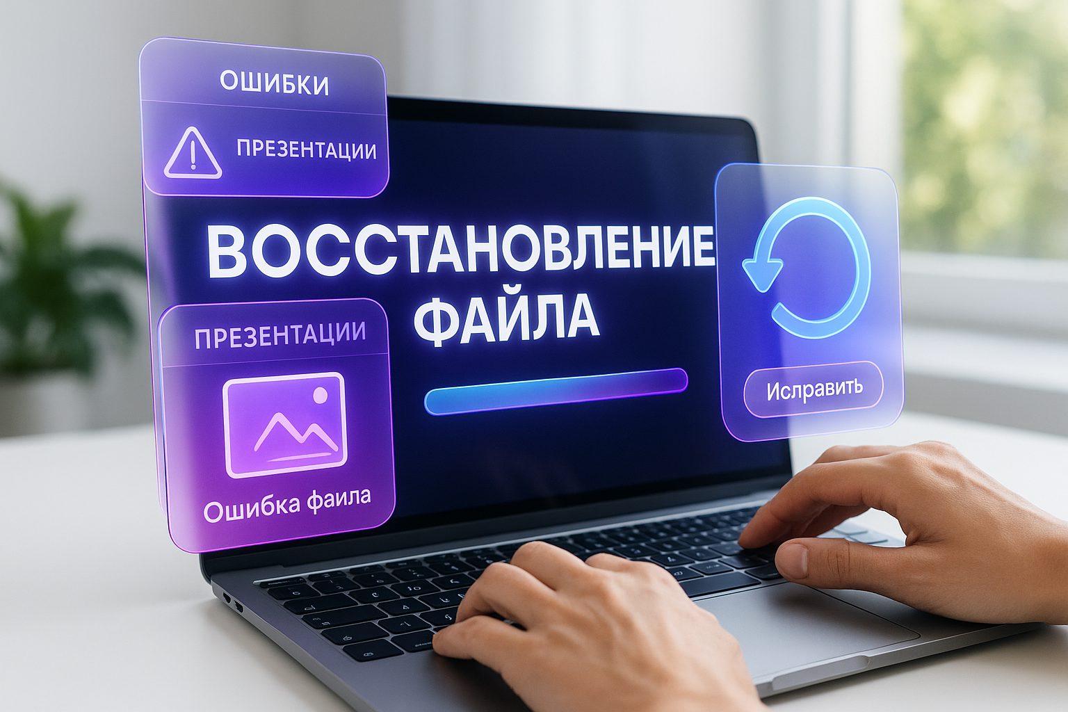 Презентация показывает ошибку при открытии: восстановление поврежденного файла