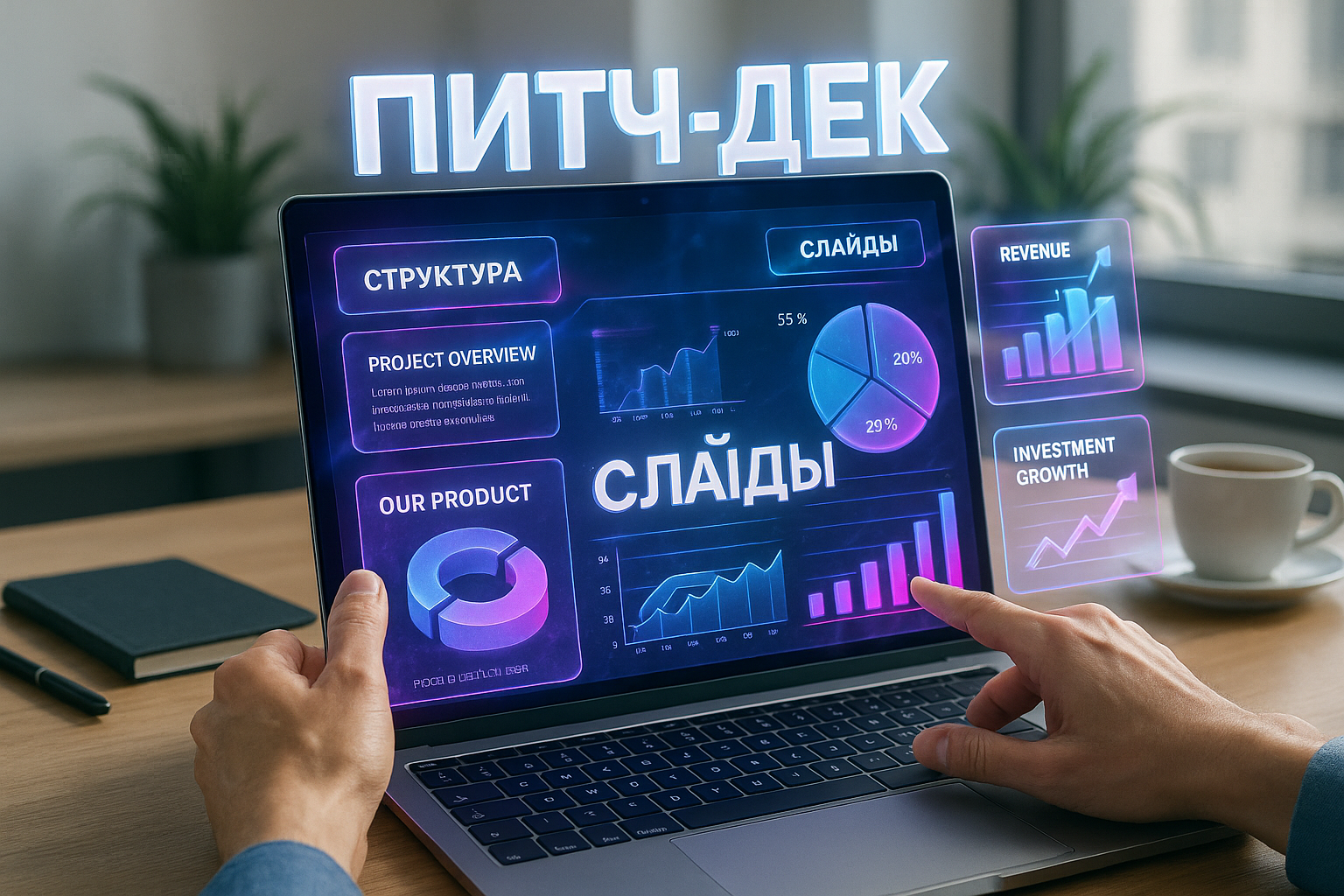 Презентация проекта для инвестора: структура питч-дека из 10 слайдов