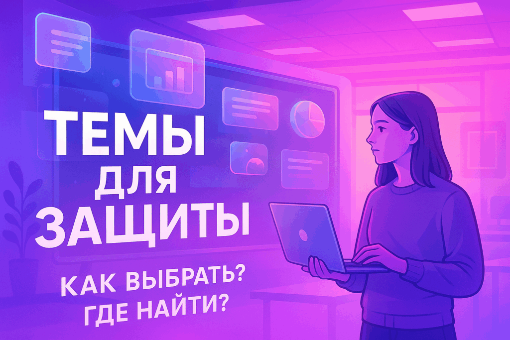 Темы для защиты проекта в школе: как выбрать и где найти информацию