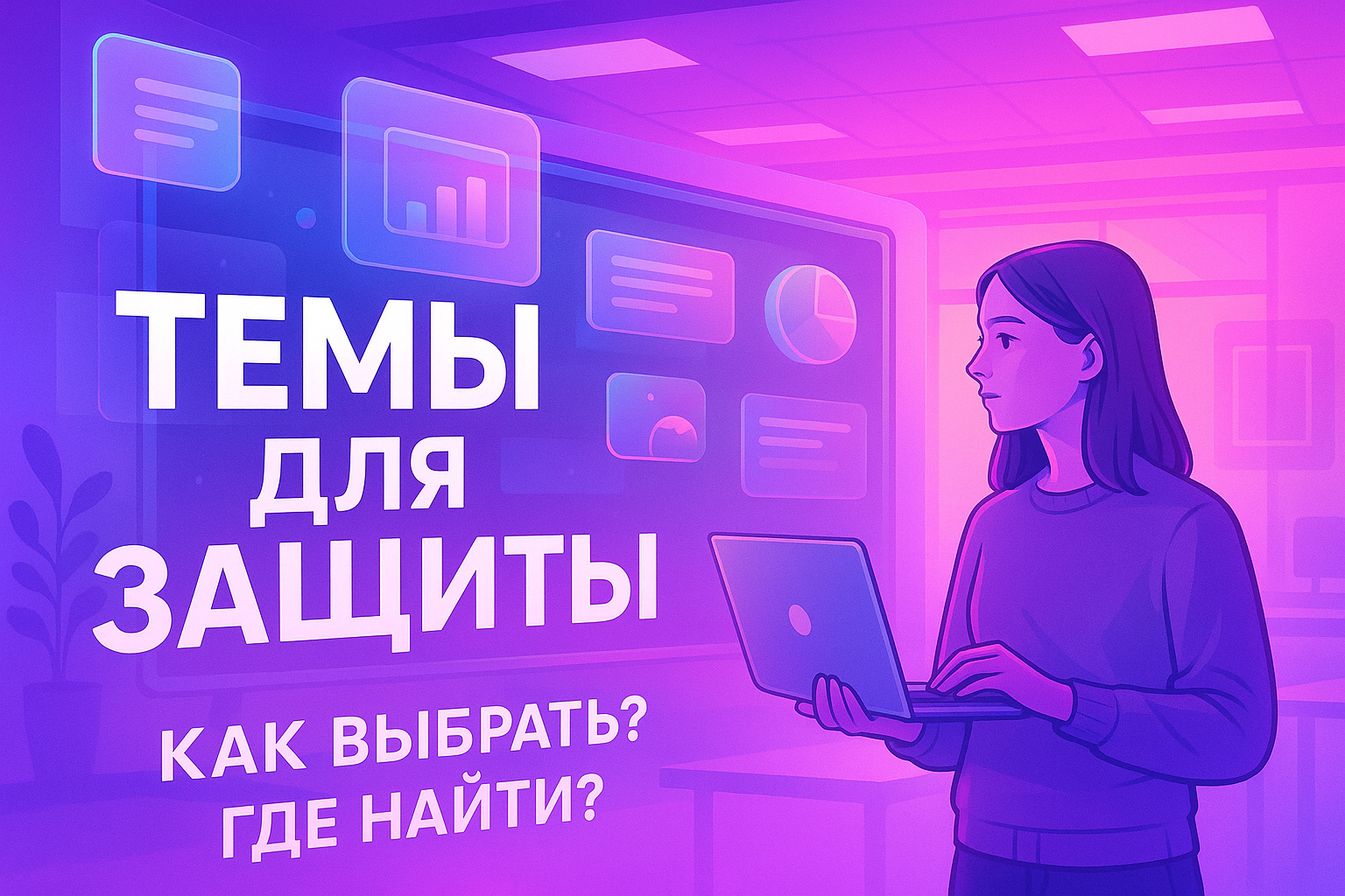 Темы для защиты проекта в школе: как выбрать и где найти информацию
