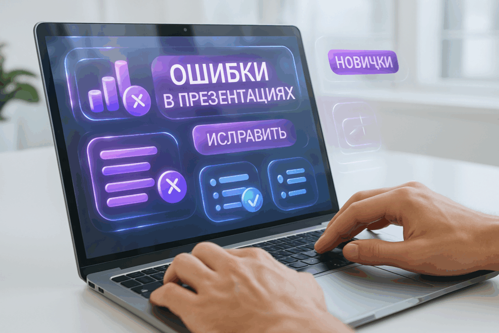 Типичные ошибки новичков в презентациях: как их исправить