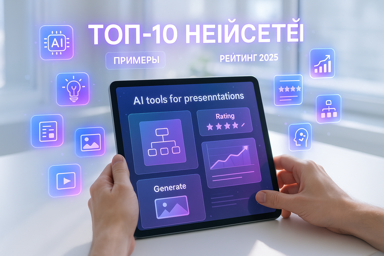 ТОП-10 нейросетей для создания презентаций: рейтинг 2025 с примерами