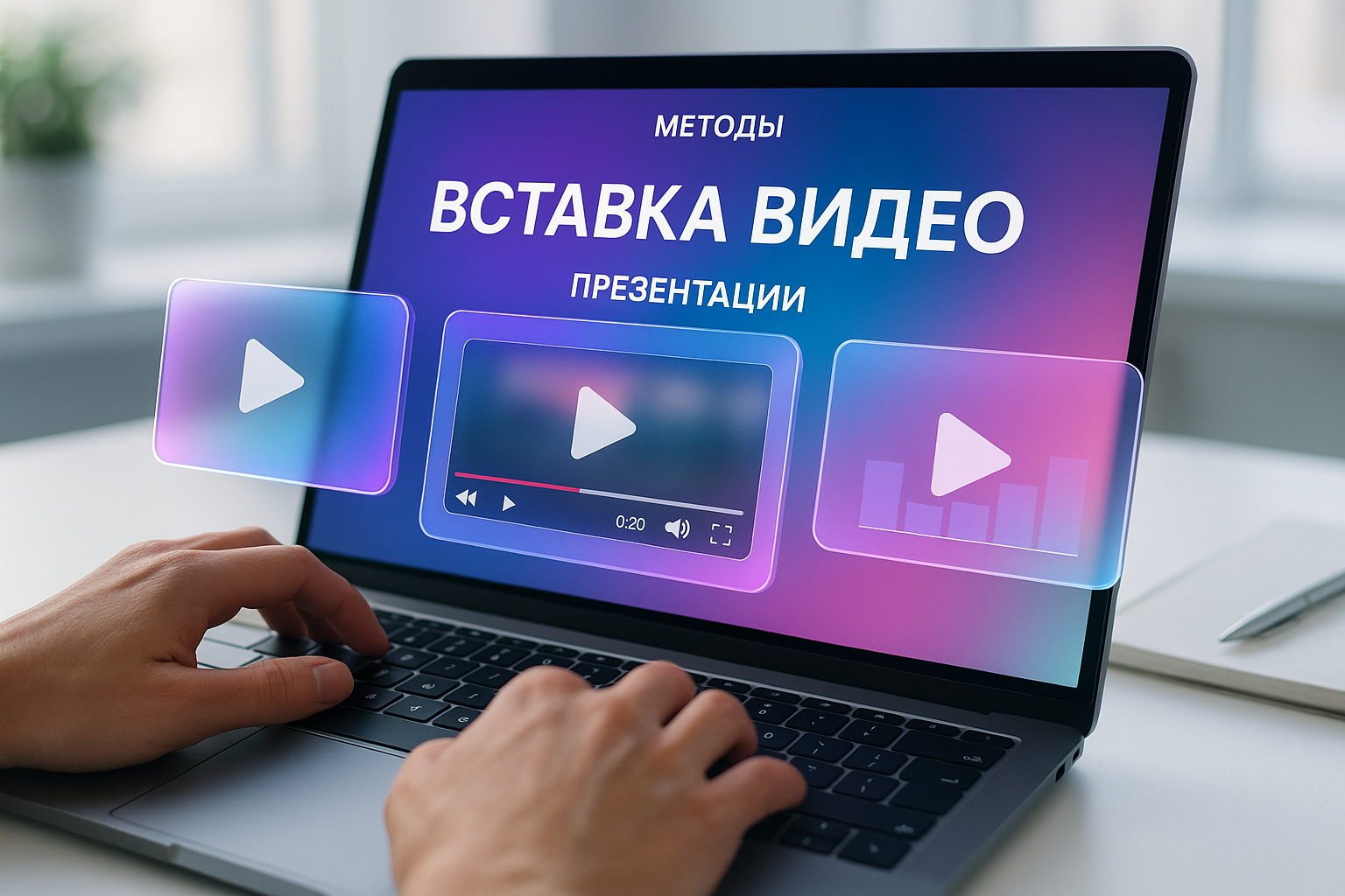 Как вставить YouTube видео в презентацию: 3 рабочих метода