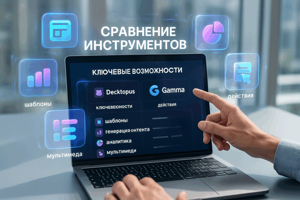 Decktopus vs Gamma: детальное сравнение 7 ключевых возможностей
