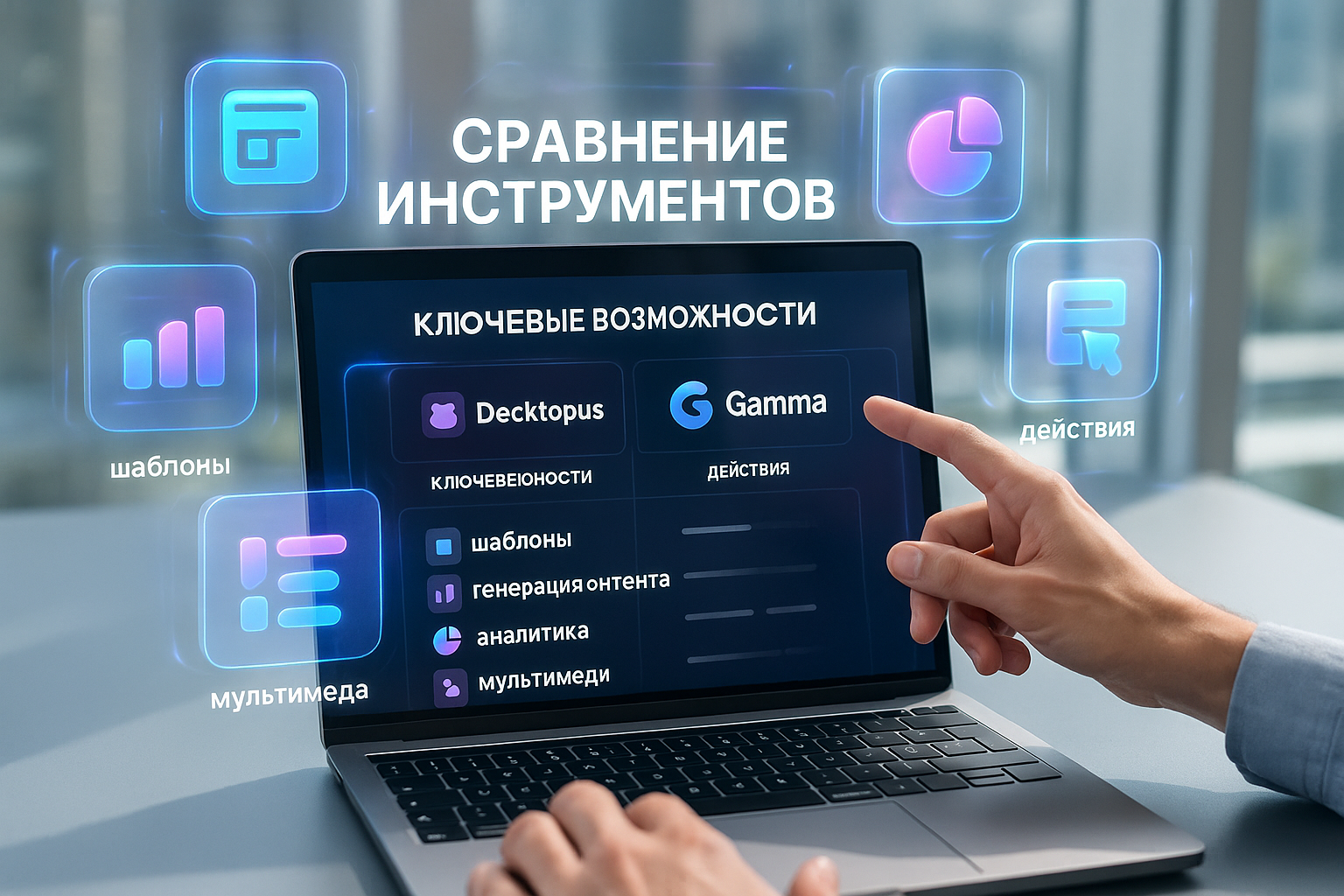 Decktopus vs Gamma: детальное сравнение 7 ключевых возможностей