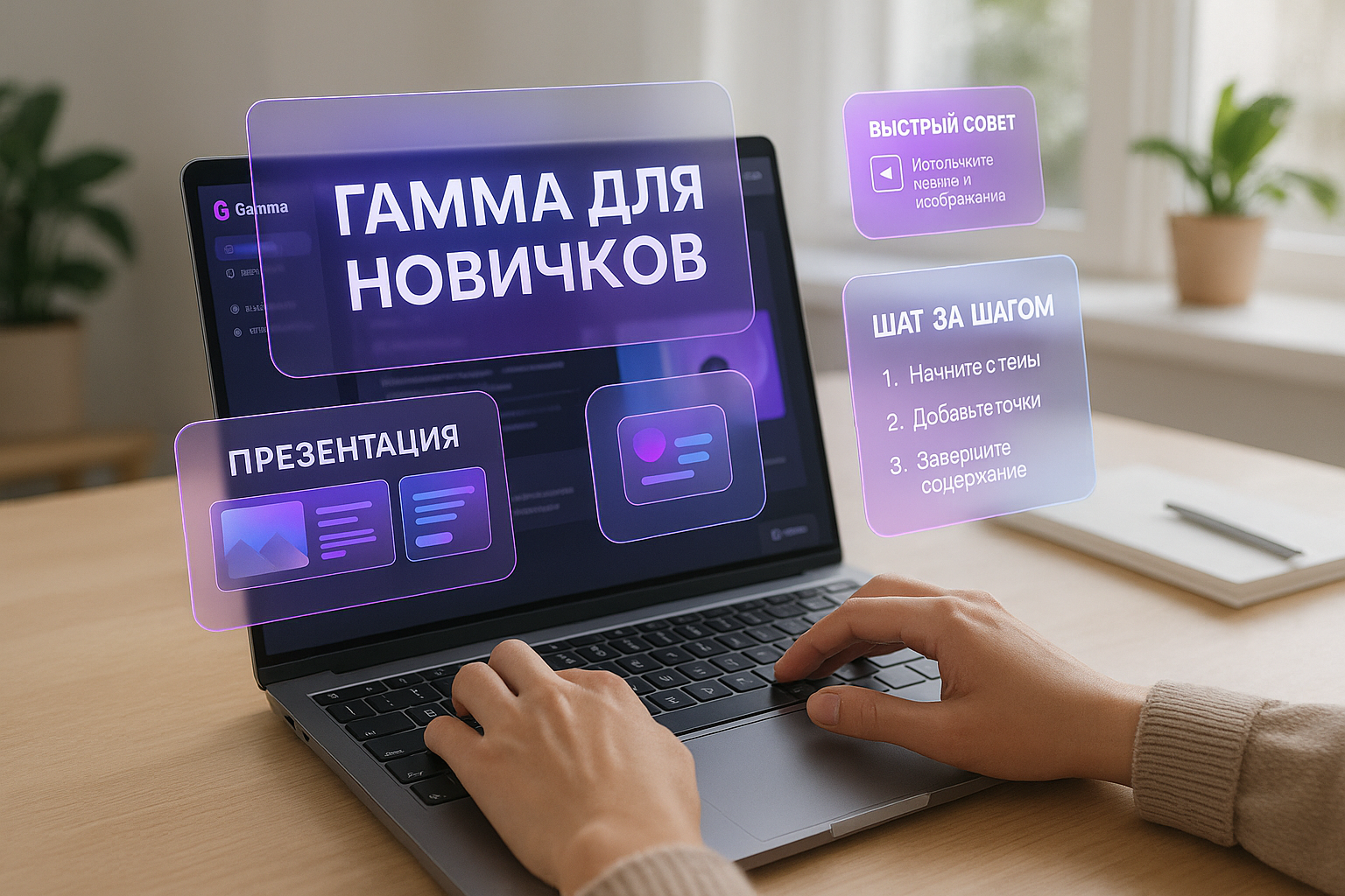 Gamma app для новичков: полная инструкция создания презентации за 10 минут