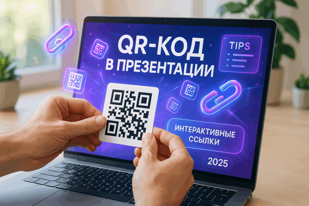 Как добавить QR-код в презентацию: создание интерактивных ссылок 2025