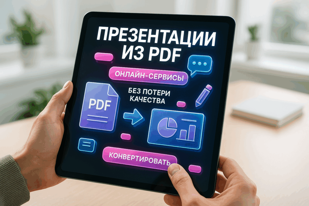 Как из PDF сделать презентацию: 6 онлайн-сервисов без потери качества 2025