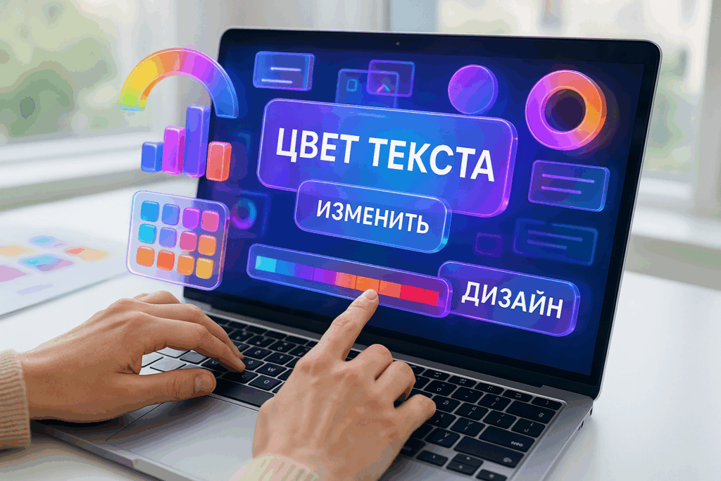 Как изменить цвет текста в презентации: цветовое оформление за 5 секунд