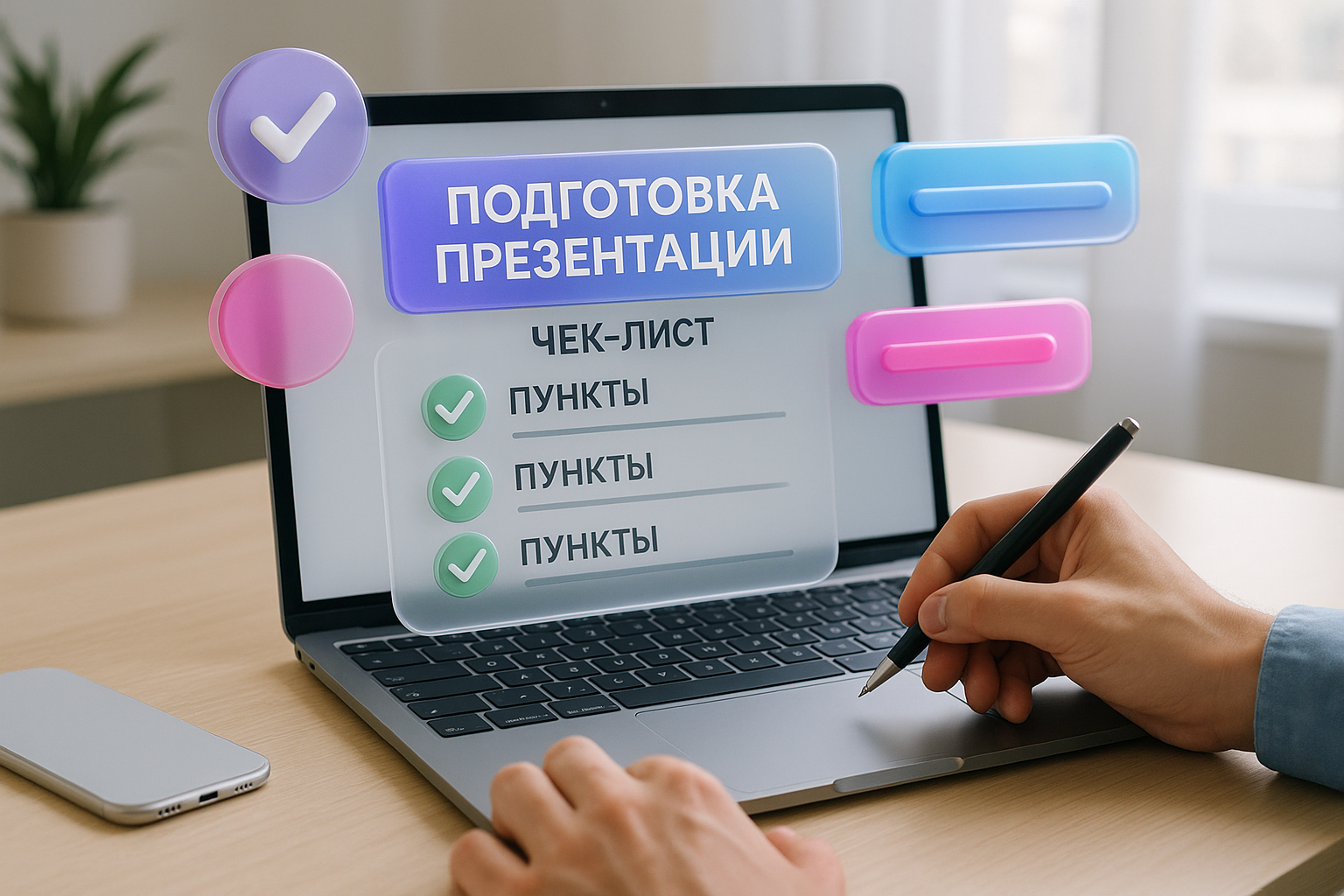 Как подготовить презентацию к защите — чек-лист из 15 пунктов проверки