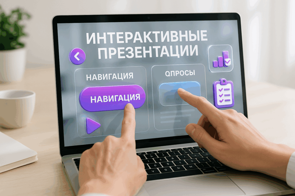 Как сделать интерактивную презентацию — добавление кнопок навигации и опросов
