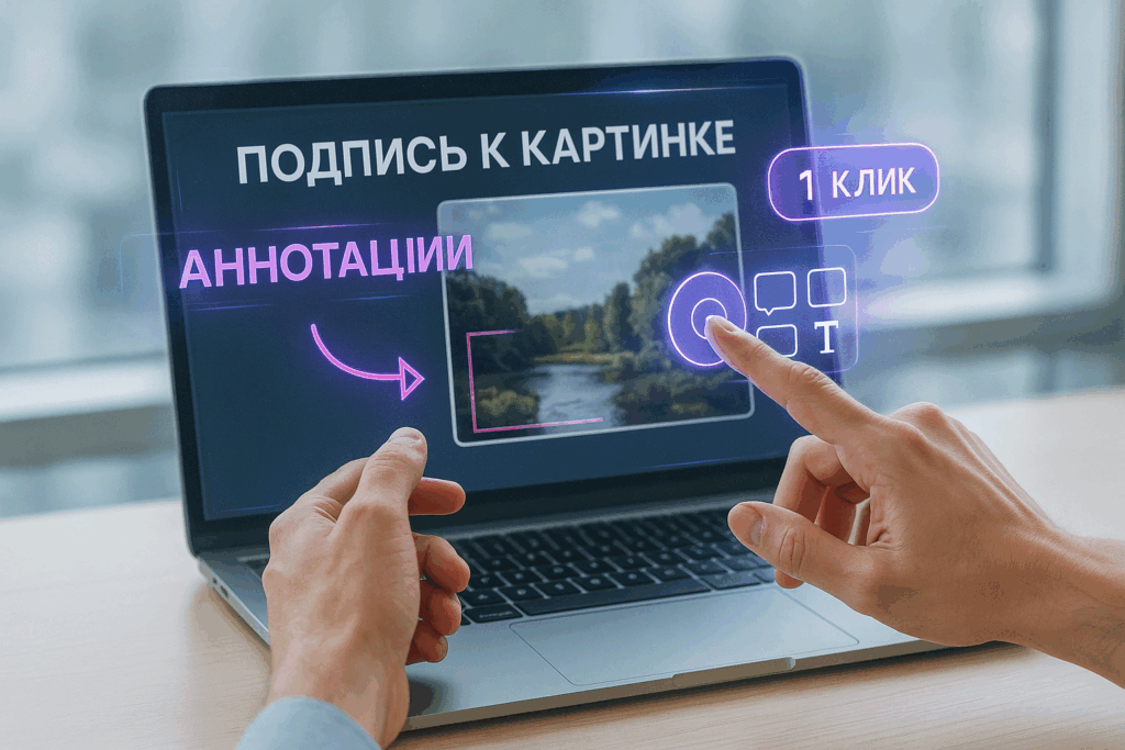 Как сделать подпись к картинке в презентации: создание аннотаций за 1 клик