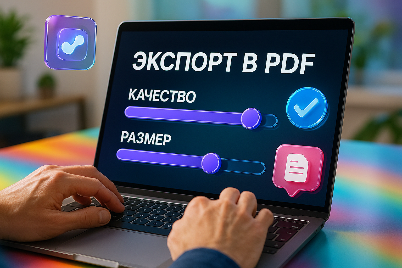 Как сохранить презентацию в PDF — настройки качества и размера файла