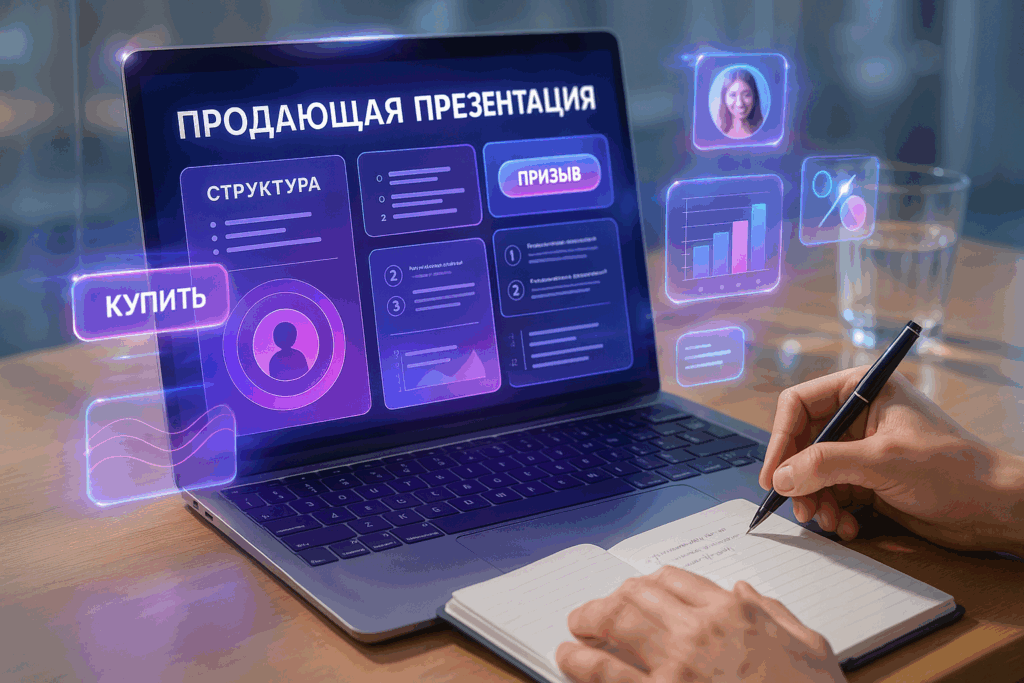 Как создать продающую презентацию — структура из 6 слайдов с призывом к действию