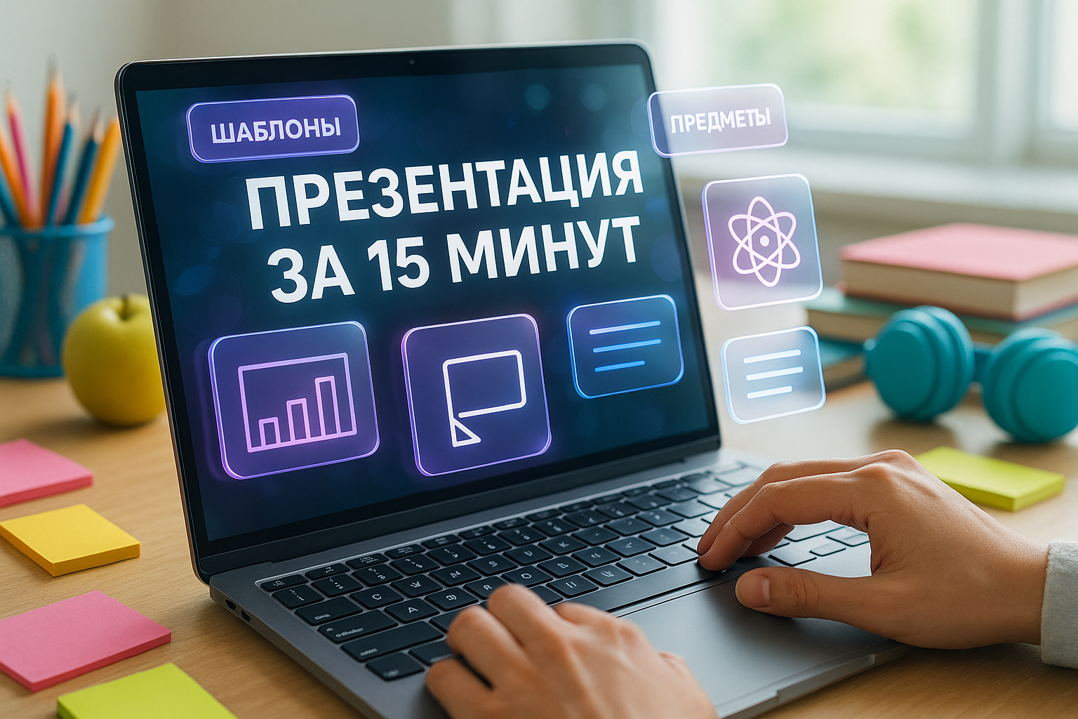 Как создать школьную презентацию за 15 минут — готовые шаблоны по предметам