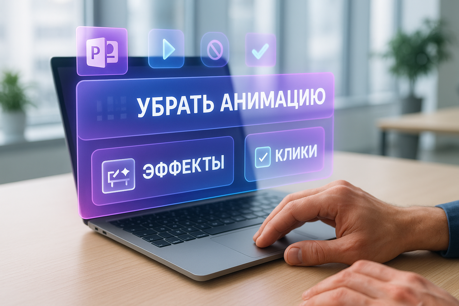 Как убрать анимацию из презентации PowerPoint: отключение эффектов за 3 клика