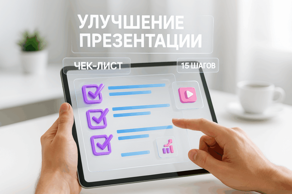 Как улучшить презентацию: чек-лист из 15 обязательных доработок