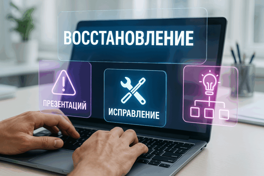 Как восстановить презентацию, если не воспроизводится — исправление поврежденных файлов